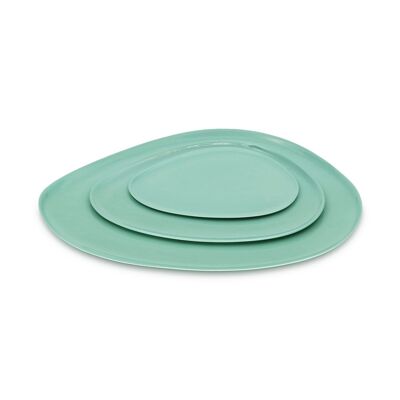 Plate Set - No2 Sea Green