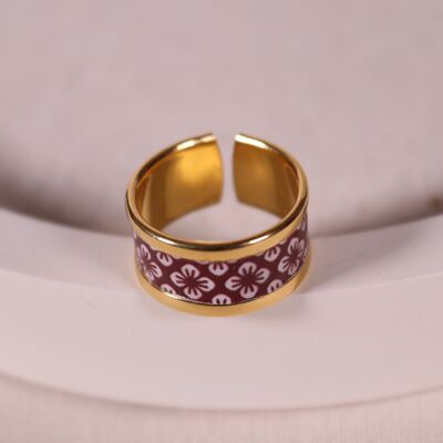 Bague motif japonais Hana