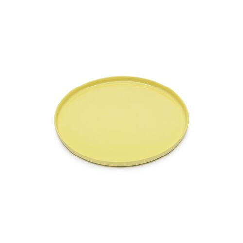 Round Service Plate Yellow