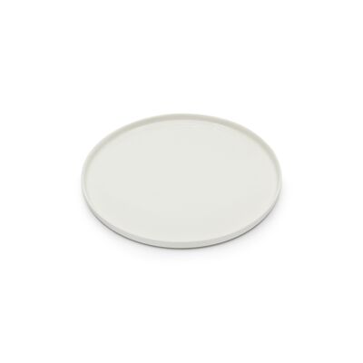 Round Service Plate White