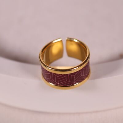 Japanese Jiometori pattern ring
