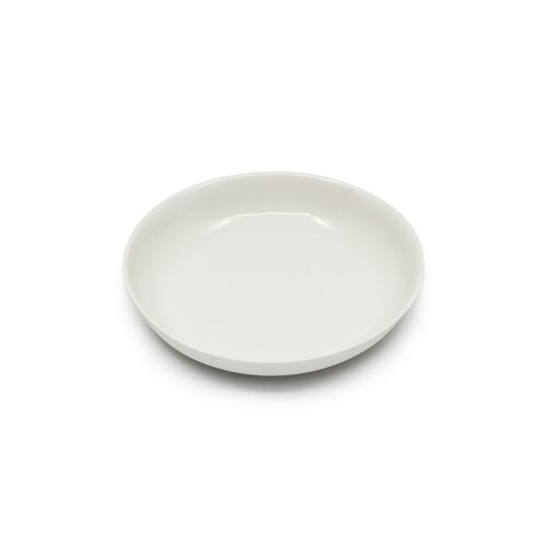 Round Deep Plate White