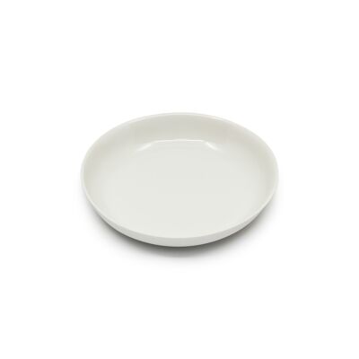 Round Deep Plate White