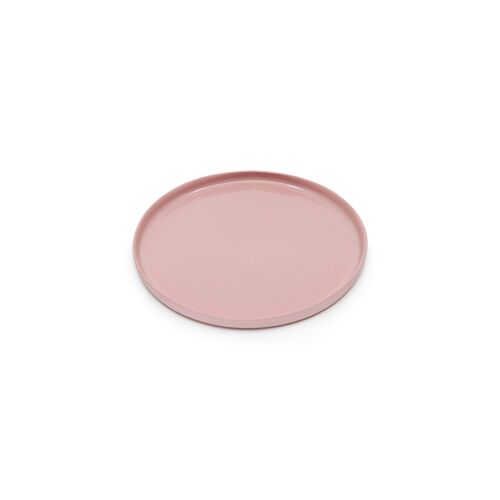 Round Dessert Plate Pink