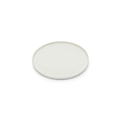 Round Dessert Plate White