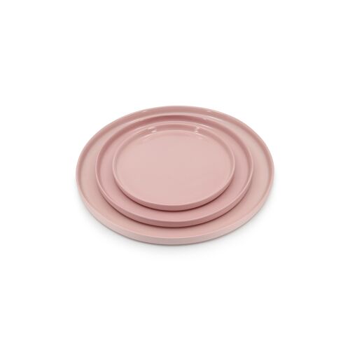 Round Plate Set 2 Pink
