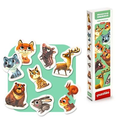 Puzzle 'Animaux de la Montagne', Fabriqué en Europe