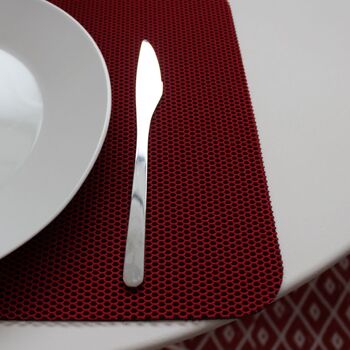 Set de table Textile MANHATTAN – Rouge 2
