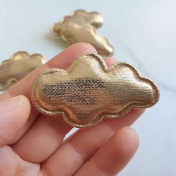 Broche Nuage doré 2