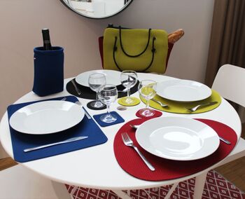 Set de table Textile QUEEN’S – Rouge 3