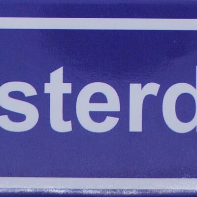 Fridge Magnet town sign amsterdam