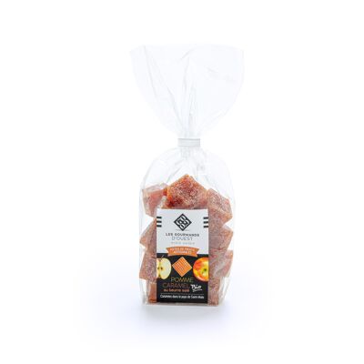 Pâtes de fruits pomme - caramel au beurre salé bio - sachet 125g