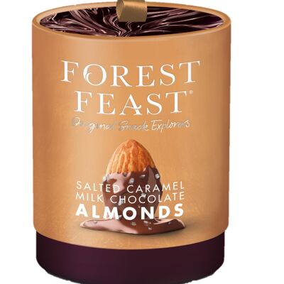 Forest Feast Salted Caramel Milk Chocolate Almonds Gift Tube 6x140g