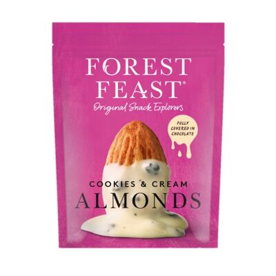 Forest Feast Cookies & Cream Almonds 8x120g