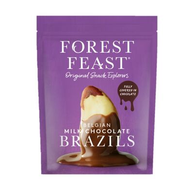 Forest Feast Belgian Milk Chocolate Brazils 8x120g