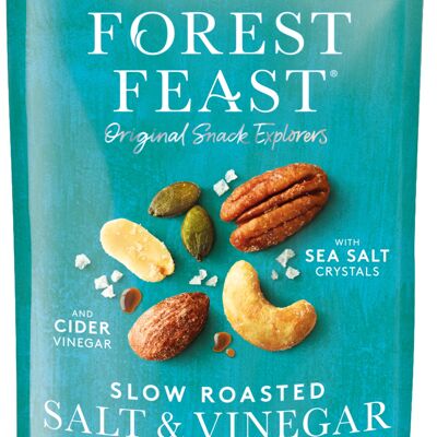 Forest Feast Sea Salt & Cider Vinegar Nut Mix 8x120g