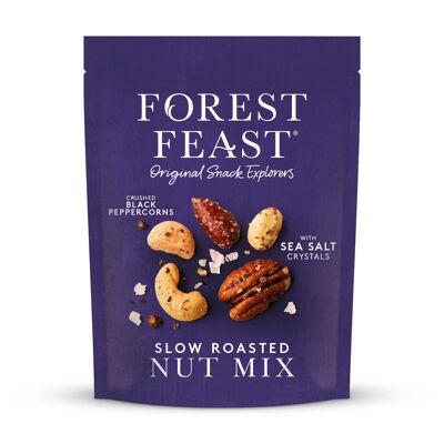 Forest Feast Sea Salt & Black Peppercorn Nut Mix 8x120g