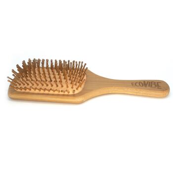 Brosse à cheveux en bambou 3