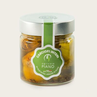 ARTICHAUTS À L'HUILE D'OLIVE EXTRA VIERGE POT 212 ML