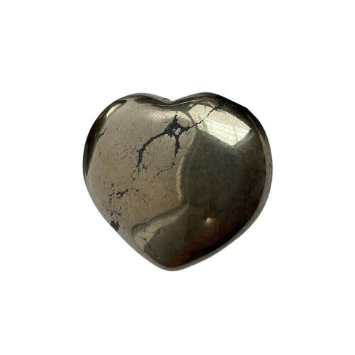 Crystal Heart, 3-4cm, Pyrite
