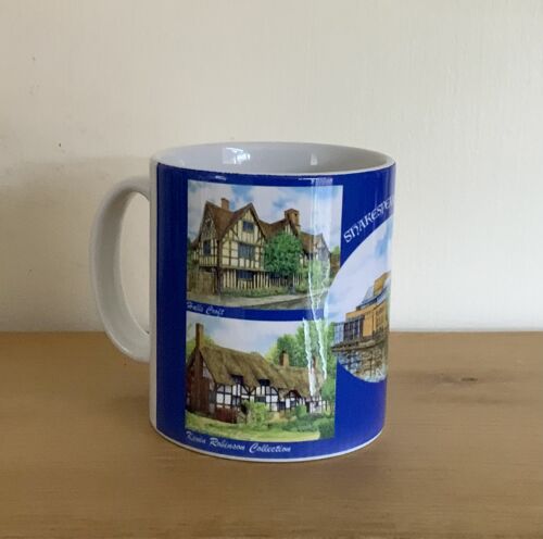 Mug, Shakespeare’s Country,( Blue background.) Warwickshire