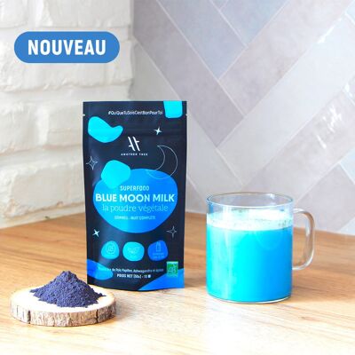 Blue Moon Milk, polvo vegetal orgánico - 50g (a granel)