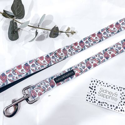Pink Floral Print 'Paisley Pippin' Dog Leash