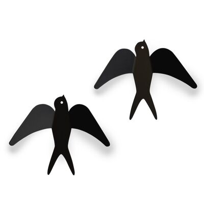 Pack of two swallow hangers