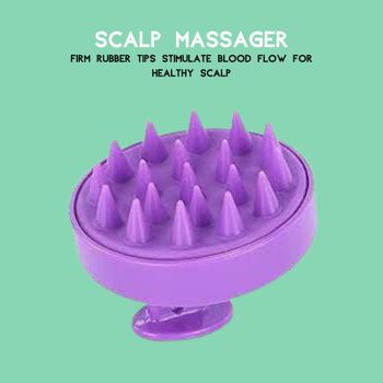 Kit de capuchon vapeur pour le traitement des cheveux en profondeur | Bonnet de lave « Purple Jacaranda » + Masseur cuir chevelu « Lilac Dream » 8