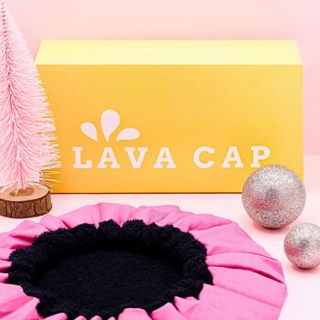 Kit de capuchon vapeur pour le traitement des cheveux en profondeur | Bonnet Lava « Rose Retba » + Démêlant Flexible « Pink Blush » 5