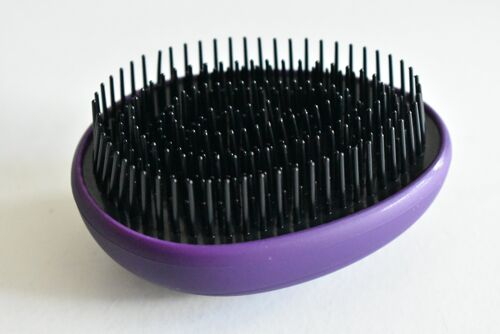 Detangling Hairbrush | "Luxeriva Purple" Palm Pebble