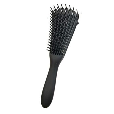 Detangling Hairbrush | "Classic Black" Flexible Detangler