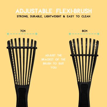 Brosse à cheveux démêlante | Démêlant Flexible "Classic Black" 2