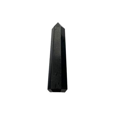 Kleiner Obeliskturm, 5-7cm, schwarzer Achat