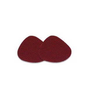 Lot de 2 dessous de verre Textile QUEEN’S – Rouge