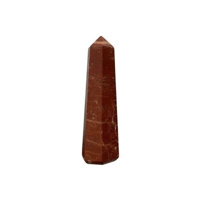 Pequeño Obelisco Torre, 5-7cm, Jaspe Rojo