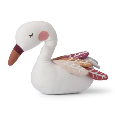 Cisne Susie con alas multicolores