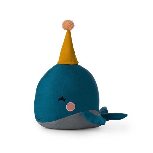 Peluche Baleine dans boîte cadeau