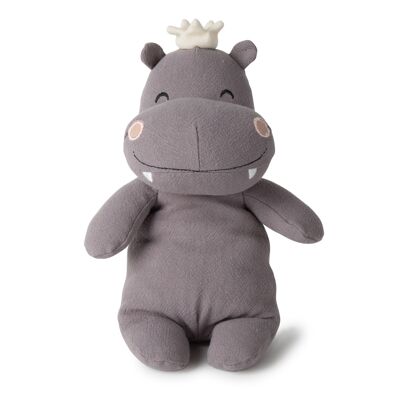 Hippo plush with crown