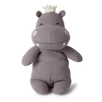 Peluche Hippo avec couronne 1