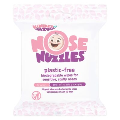 Nose Nuzzles Wipes - Case of 8 Packs