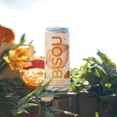 Bisou Pamplemousse Mandarine Basilic 💋 boisson alcoolisée infusée