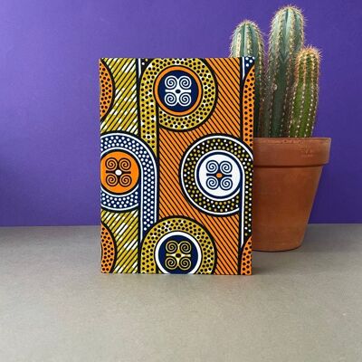 A5, African Print, Ankara, Printed Notebook, Gifts, Stationary, Diary, African Print Notebook, School, Workbook, Jotter