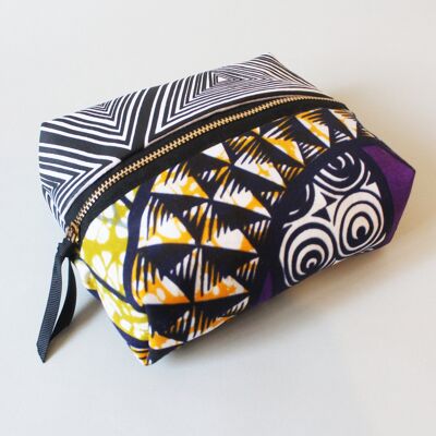 Make Up Bag, Pouch, Ankara, African Print Bag, African Print Bag, Zipper Pouch, Cosmetic Bag, Box Bag, Purse, Toiletry Bag, Storage,