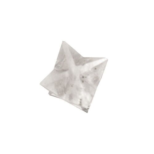 Small Merkaba Star, 2cm, Clear Quartz