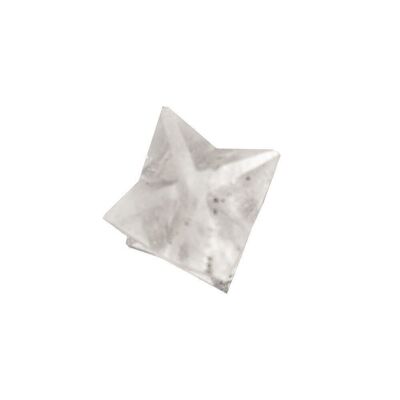 Petite étoile Merkaba, 2 cm, quartz clair