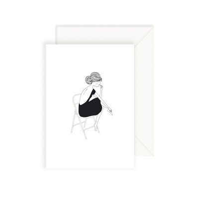 Card Barbara Black Dress
