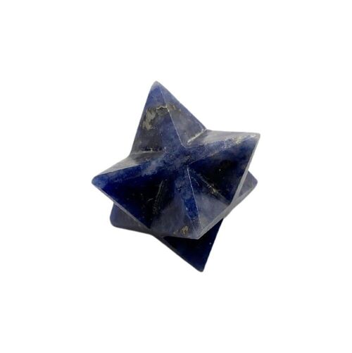 Small Merkaba Star, 2cm, Sodalite