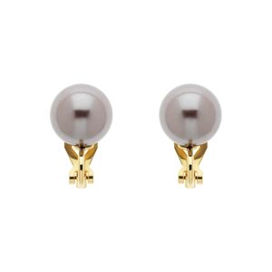 Boucles d'oreilles clip Bronze Pearl Stud