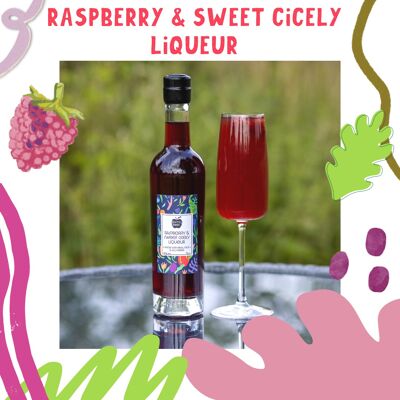 Raspberry and Sweet Cecily Liqueur